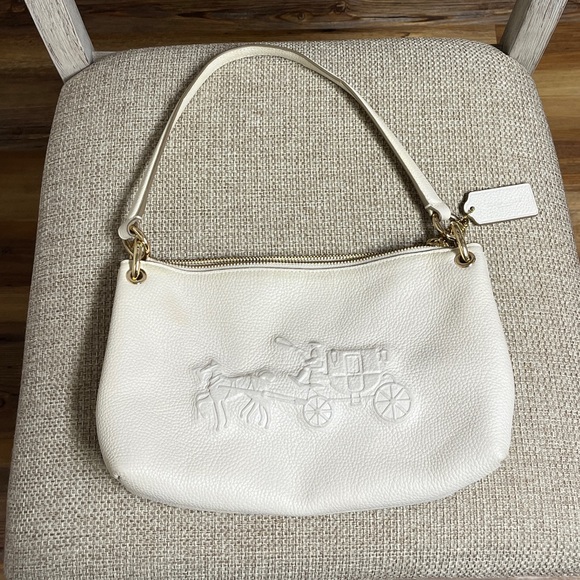 Coach Handbags - Coach White Shoulder Bag